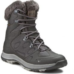Śniegowce JACK WOLFSKIN - Thunder Bay Texapore Mid W 4020531 Phantom. Czarne kozaki damskie Jack Wolfskin, na spacer, na zimę, ze skóry ekologicznej, bez obcasa, bez zapięcia. W wyprzedaży za 399,00 zł.