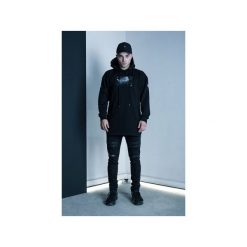 DIGIT//ALL HOODIE. Czarne bluzy damskie z kieszeniami marki MAJORS, s, z nadrukiem, z bawełny. Za 240,00 zł.