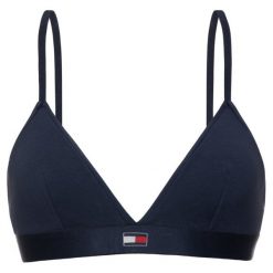 Biustonosz braletka TOMMY HILFIGER UW0UW01203. Niebieskie biustonosze TOMMY HILFIGER, bez wzorów. Za 129,00 zł.