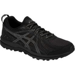 Asics Frequent Trail 1011A034-001 40,5 Czarne. Czarne buty sportowe męskie Asics, z syntetyku, bez zapięcia, do biegania. W wyprzedaży za 219,99 zł.