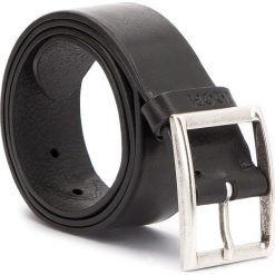 Pasek Męski JOOP! - JEANS 7509 85 10. Czarne paski męskie JOOP!, w paski, z jeansu. W wyprzedaży za 219,00 zł.