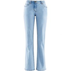 Dżinsy ze stretchem BOOTCUT, bestsellery bonprix jasnoniebieski. Zielone jeansy damskie bonprix. Za 54,99 zł.