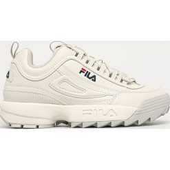 Fila - Buty Disruptor. Białe buty sportowe damskie Fila, z gumy. Za 429,90 zł.