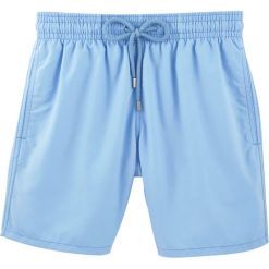 Szorty VILEBREQUIN MOOREA Niebieski. Niebieskie kąpielówki męskie marki Vilebrequin, s, w kolorowe wzory, z gumy. Za 434,00 zł.