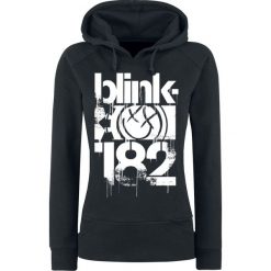 Bluzy rozpinane damskie: Blink 182 3 Bars Bluza z kapturem damska czarny
