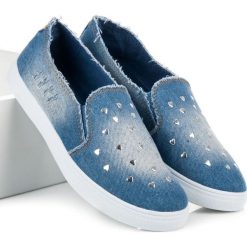 Trampki damskie slip on: SLIPONY Z DŻETAMI