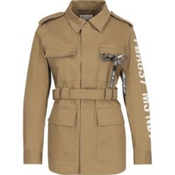Parka Red Valentino RR0CI00M. Pomarańczowe kurtki damskie Red Valentino, m, bez wzorów, z bawełny, bez kaptura. W wyprzedaży za 1219,00 zł.