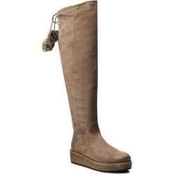 Muszkieterki TAMARIS - 1-25623-39 Pepper 324. Szare buty zimowe damskie marki Tamaris, z materiału, na sznurówki. W wyprzedaży za 229,00 zł.