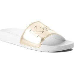 Klapki KEDS - Bliss II WF58220 Cream/Gold. Żółte klapki damskie Keds, bez wzorów, ze skóry ekologicznej, bez obcasa. W wyprzedaży za 139,00 zł.
