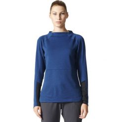 Bluzy rozpinane damskie: Adidas Bluza damska Terrex Climb The City Wool Crew granatowa r. 36 (B45690)
