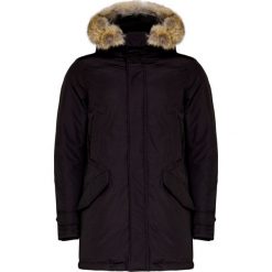 Parka WOOLRICH POLAR HC. Czarne parki męskie Woolrich, z aplikacjami, z tkaniny, bez kaptura. W wyprzedaży za 2490,00 zł.