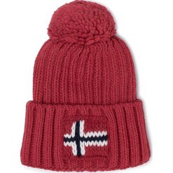 Czapka NAPAPIJRI - Semiury 2 N0YKCK Red Scarlet R01. Czerwone czapki damskie Napapijri, z wiskozy. W wyprzedaży za 159,00 zł.