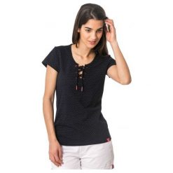 Heavy Tools Ladies T-Shirt Miru s18-176 Dotted (Rozmiar S). Czarne koszulki damskie marki Heavy Tools, s, bez wzorów, bez kołnierzyka, bez rękawów. W wyprzedaży za 65,00 zł.