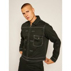 Kurtka jeansowa HUF Lincoln JK00240. Czarne kurtki męskie HUF, s, bez wzorów, z jeansu, bez kaptura. Za 669,00 zł.