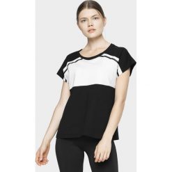 T-shirt damski. T-shirty damskie m, bez wzorów, z bawełny, bez kołnierzyka. W wyprzedaży za 59,99 zł.