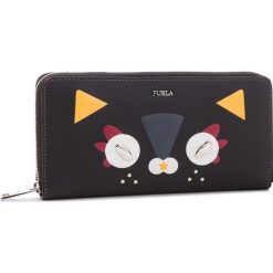 Duży Portfel Damski FURLA - Ginger 979125 P PAK9 VFO Toni Onyx. Czarne portfele damskie Furla, ze skóry. Za 875,00 zł.