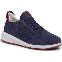 Sneakersy GEOX - D Aerantis A D02HNA 00022 C4000 Blue. Niebieskie półbuty damskie Geox, ze skóry. W wyprzedaży za 379,00 zł.