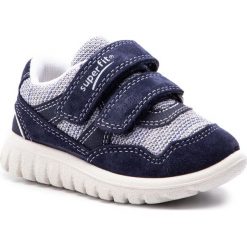 Sneakersy SUPERFIT - 4-09197-83 M Blau/Grau. Niebieskie trampki chłopięce Superfit, bez wzorów, z weluru, na rzepy. W wyprzedaży za 159,00 zł.