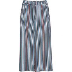 Spodnie 3/4 w paski bonprix niebiesko-terakota w paski. Niebieskie spodnie damskie bonprix. Za 44,99 zł.