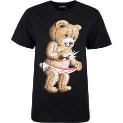 Domrebel T-shirt "Snap Box T". Bluzki damskie Domrebel, z nadrukiem, z bawełny, z okrągłym kołnierzem, bez rękawów. Za 549,00 zł.