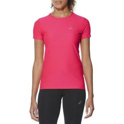 Asics Koszulka SS Top różowa r. M (134104 0688). Czerwone topy sportowe damskie marki Asics, m. Za 83,39 zł.