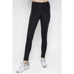 Reebok - Legginsy. Czarne legginsy skórzane marki Reebok, s. Za 199,90 zł.