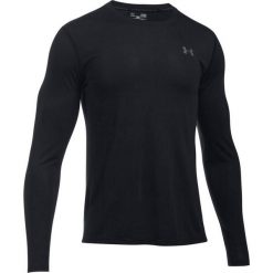 Under Armour Thredborne Fitted LS 1289611-001. Czarne bluzy męskie Under Armour, xl, bez wzorów, z poliesteru, bez kołnierzyka, bez rękawów, bez kaptura. W wyprzedaży za 129,99 zł.