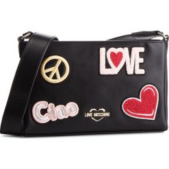 Torebka LOVE MOSCHINO - JC4086PP17LJ0000 Nero. Czarne torebki klasyczne damskie Love Moschino, z aplikacjami, ze skóry ekologicznej, zdobione, bez dodatków. W wyprzedaży za 479,00 zł.