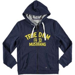 Mustang Bluza Męska Melange L Ciemny Niebieski. Niebieskie bluzy męskie Mustang, m, bez wzorów, z bawełny, klasyczne, z kapturem, bez rękawów, z kapturem. Za 342,00 zł.