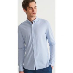 Koszula super slim fit - Niebieski. Niebieskie koszule męskie marki Reserved, s. Za 99,99 zł.
