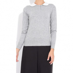 Sweter w kolorze szarym. Szare bez kategorii marki William de Faye, z kaszmiru. W wyprzedaży za 136,95 zł.