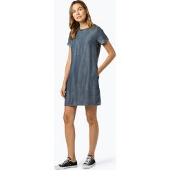 Superdry - Sukienka damska, niebieski. Niebieskie sukienki damskie Superdry, na co dzień, m, bez wzorów, z jeansu, eleganckie, bez kołnierzyka, bez rękawów, proste. Za 299,95 zł.