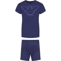 Piżama Emporio Armani Underwear 164331 0P255 15434. Fioletowe piżamy damskie Emporio Armani Underwear, m, bez wzorów, z bawełny, bez rękawów. Za 369,00 zł.