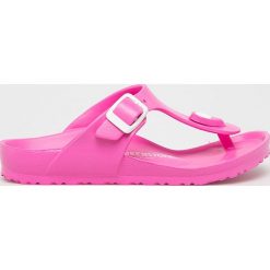 Birkenstock - Japonki dziecięce Gizeh Eva. Różowe sandały dziewczęce Birkenstock, z materiału, bez zapięcia. W wyprzedaży za 69,90 zł.