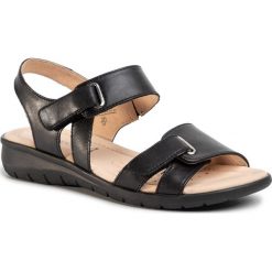 Sandały CAPRICE - 9-28651-24 Black Nappa 022. Czarne klapki damskie Caprice, bez wzorów, ze skóry, bez obcasa. Za 199,00 zł.