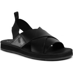 Sandały FLY LONDON - Blakfly P501185000 Black. Czarne klapki męskie Fly London, ze skóry, bez zapięcia. Za 429,00 zł.