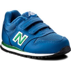 Sneakersy NEW BALANCE - KV500YUI Niebieski. Niebieskie półbuty dziewczęce New Balance, na rzepy. W wyprzedaży za 149,00 zł.