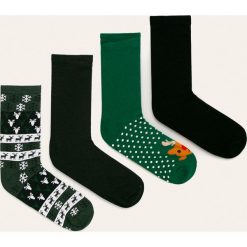 Only & Sons - Skarpety (4 pack). Niebieskie skarpetki męskie Only & Sons, bez wzorów, z elastanu. Za 59,90 zł.