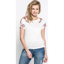 Answear - Top. Szare topy damskie marki ANSWEAR, uniwersalny, z dzianiny, z okrągłym kołnierzem. W wyprzedaży za 39,90 zł.