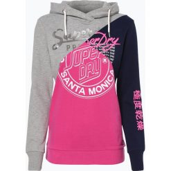 Bluzy rozpinane damskie: Superdry - Damska bluza nierozpinana, szary