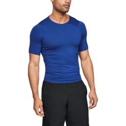 Under Armour RUSH™ Koszulka Niebieski. Niebieskie podkoszulki męskie Under Armour, l, bez wzorów, z elastanu, bez kołnierzyka, krótkie. Za 257,95 zł.