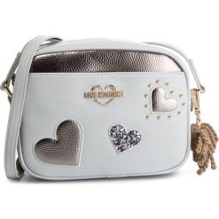 Torebka LOVE MOSCHINO - JC4060PP17LF0001 Grigio. Szare listonoszki damskie marki Love Moschino, bez wzorów, ze skóry ekologicznej, na ramię, bez dodatków. Za 719,00 zł.
