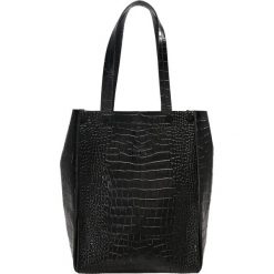 Torebki klasyczne damskie: Whistles CROC MIX Torebka black