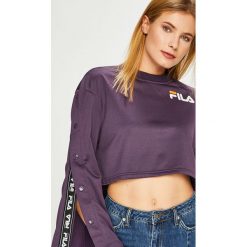 Fila - Bluza. Szare bluzy damskie marki Fila, l, z dzianiny, bez kaptura. W wyprzedaży za 259,90 zł.