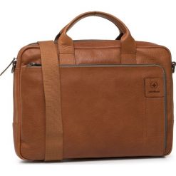 Torba na laptopa STRELLSON - Hyde Park 4010002766 Cognac 703. Pomarańczowe torby męskie skórzane Strellson, bez wzorów, ze skóry. Za 819,00 zł.
