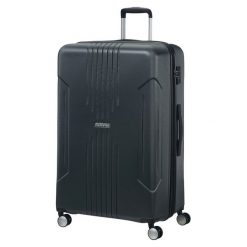 American Tourister Walizka Podróżna Tracklite 78 Cm Ciemnoszary. Szare walizki American Tourister, bez wzorów. Za 435,00 zł.