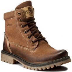 Trapery LASOCKI - WI20-ASPEN-02 Brązowy. Brązowe buty zimowe damskie Lasocki, z nubiku. Za 199,99 zł.