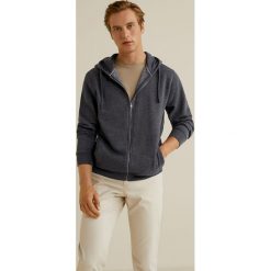 Mango Man - Bluza Bady4. Brązowe bluzy męskie marki Mango Man, s, bez wzorów, z bawełny, z kapturem, bez rękawów, z kapturem. Za 119,90 zł.