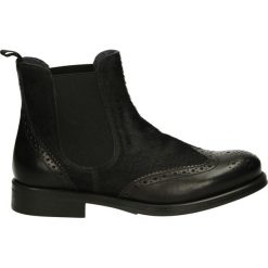 Botki - 9577 VI-CA NE. Czarne botki damskie skórzane Venezia. Za 279,00 zł.