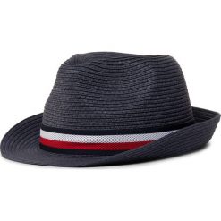 Kapelusz TOMMY HILFIGER - Straw Hat AM0AM057600 BLU. Niebieskie kapelusze męskie TOMMY HILFIGER, bez wzorów, z materiału. W wyprzedaży za 219,00 zł.